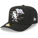 sort-buet-justerbar-59fifty-a-frame-cartoon-chicago-white-sox-mlb-kasket-fra-new-era