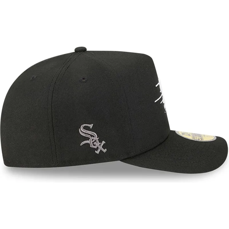 buet-sort-fitted-kasket-59fifty-a-frame-cartoon-fra-chicago-white-sox-mlb-fra-new-era