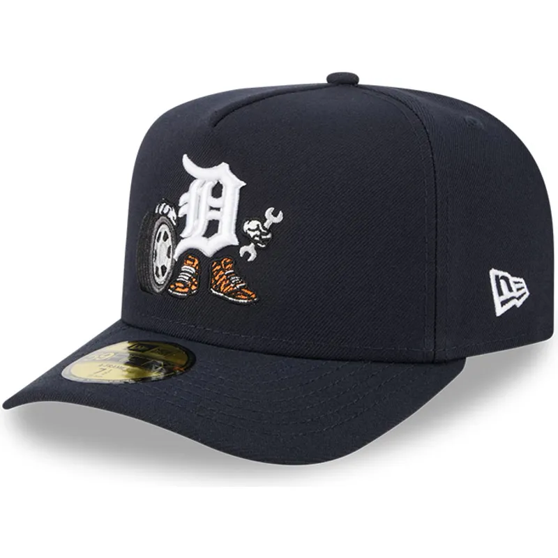 marinebla-buet-kasket-justerbar-59fifty-a-frame-cartoon-fra-detroit-tigers-mlb-fra-new-era