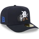 morkebla-justerbar-59fifty-a-frame-cartoon-kasket-fra-detroit-tigers-mlb-fra-new-era