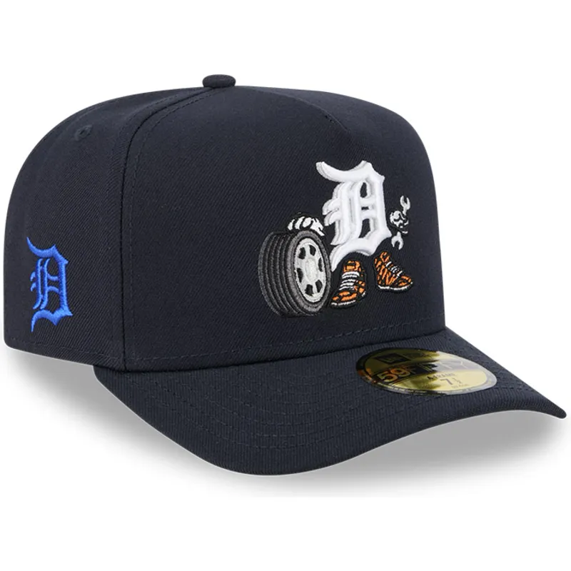marinebla-buet-kasket-justerbar-59fifty-a-frame-cartoon-fra-detroit-tigers-mlb-fra-new-era