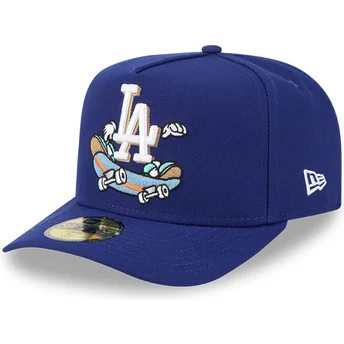 New Era Los Angeles Dodgers MLB 59FIFTY A Frame Cartoon blå buet fitted cap