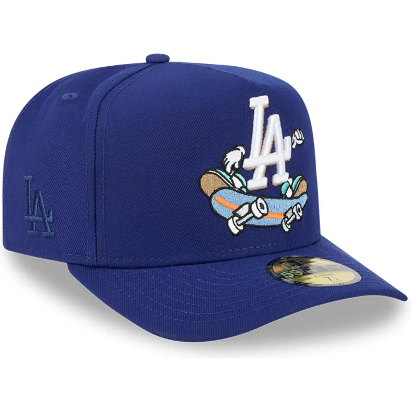 bla-buet-kasket-justerbar-59fifty-a-frame-cartoon-fra-los-angeles-dodgers-mlb-fra-new-era