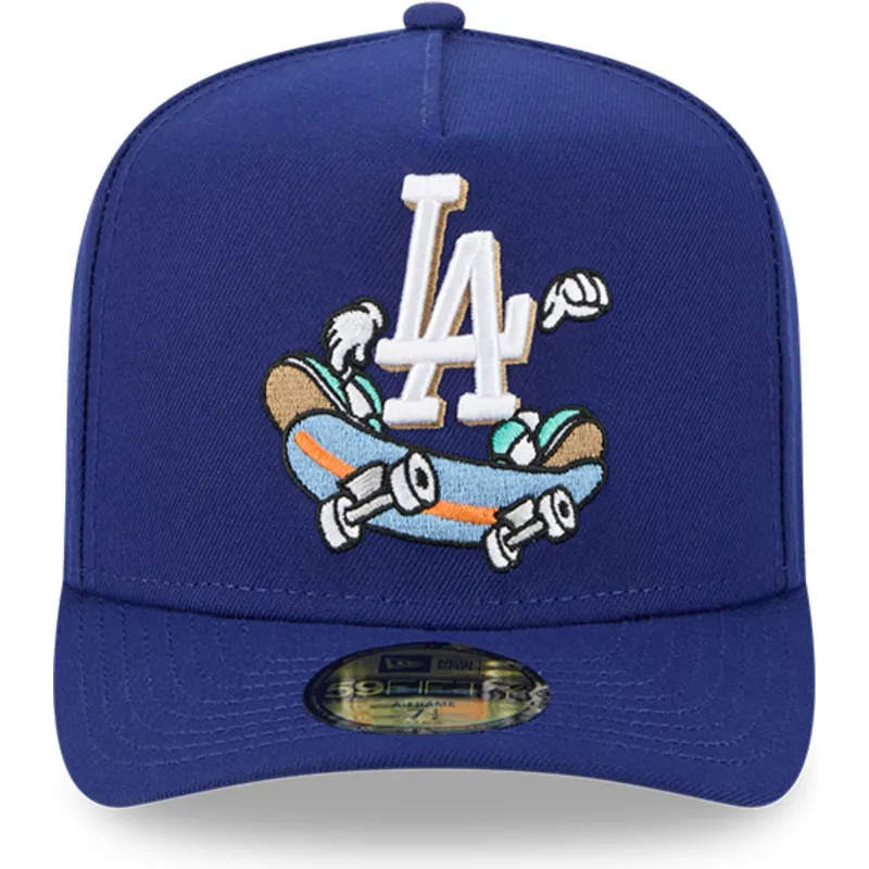 bla-buet-kasket-justerbar-59fifty-a-frame-cartoon-fra-los-angeles-dodgers-mlb-fra-new-era