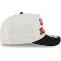 beige-og-sort-buet-snapback-9fifty-a-frame-chainstitch-kasket-fra-chicago-blackhawks-nhl-fra-new-era