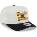 boston-bruins-nhl-new-era-9fifty-a-frame-chainstitch-beige-og-sort-snapback-kasket