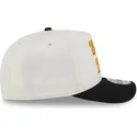 beige-og-sort-snapback-9fifty-a-frame-chainstitch-kasket-fra-boston-bruins-nhl-af-new-era