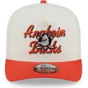 beige-og-orange-buet-kasket-snapback-9fifty-a-frame-chainstitch-fra-anaheim-ducks-nhl-fra-new-era