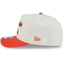 beige-og-orange-buet-kasket-snapback-9fifty-a-frame-chainstitch-fra-anaheim-ducks-nhl-fra-new-era