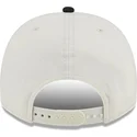 beige-og-sort-buet-snapback-9fifty-a-frame-chainstitch-kasket-fra-los-angeles-kings-nhl-fra-new-era