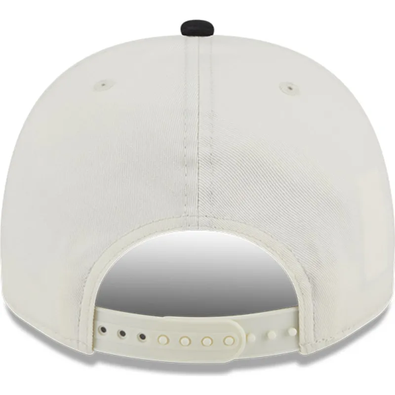 beige-og-sort-buet-kasket-snapback-9fifty-a-frame-chainstitch-fra-los-angeles-kings-nhl-fra-new-era