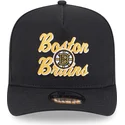 sort-buet-snapback-kasket-9fifty-a-frame-chainstitch-fra-boston-bruins-nhl-fra-new-era