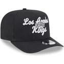los-angeles-kings-nhl-new-era-9fifty-a-frame-chainstitch-sort-buet-snapback-kasket