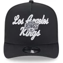 los-angeles-kings-nhl-new-era-9fifty-a-frame-chainstitch-sort-buet-snapback-kasket
