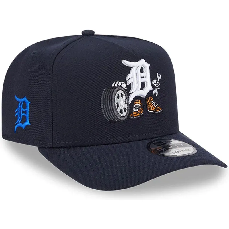 marinebla-buet-kasket-snapback-9fifty-a-frame-cartoon-fra-detroit-tigers-mlb-fra-new-era