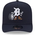 marinebla-buet-snapback-kasket-9fifty-a-frame-cartoon-fra-detroit-tigers-mlb-fra-new-era
