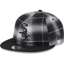 chicago-white-sox-mlb-new-era-sort-snapback-9fifty-retro-crown-plaid-flat-cap