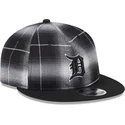 sort-fladskygget-snapback-9fifty-retro-crown-plaid-kasket-fra-detroit-tigers-mlb-fra-new-era