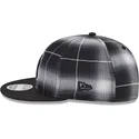 sort-flad-snapback-9fifty-retro-crown-plaid-kasket-fra-new-york-yankees-mlb-fra-new-era