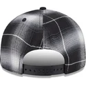 sort-fladskygget-snapback-9fifty-retro-crown-plaid-oakland-athletics-mlb-fra-new-era