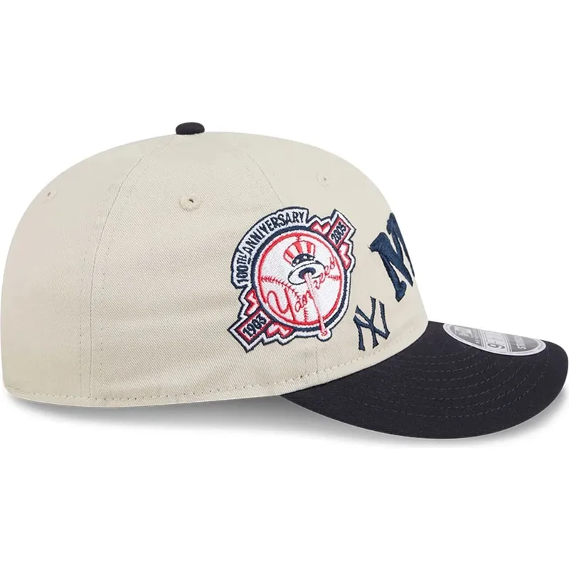 buet-beige-og-marinebla-snapback-kasket-9fifty-retro-crown-scatter-fra-new-york-yankees-mlb-fra-new-era buet-beige-og-marinebla-snapback-kasket-9fifty-retro-crown-scatter-fra-new-york-yankees-mlb-fra-new-era