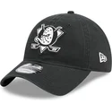 sort-justerbar-kurvet-kasket-9twenty-stamp-fra-anaheim-ducks-nhl-fra-new-era