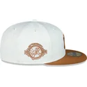 new-york-yankees-mlb-new-era-59fifty-chrome-toast-side-patch-hvid-og-brun-justeret-flad-kasket