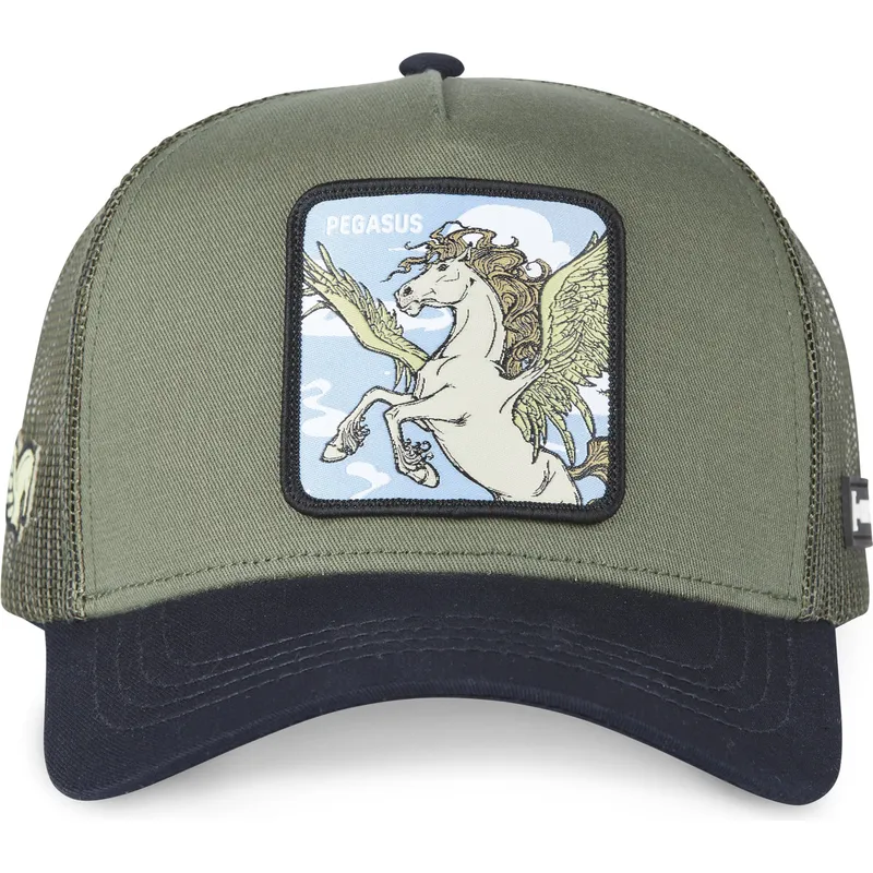 kasketter-buet-gron-snapback-pegasus-beasts-af-capslab kasketter-buet-gron-snapback-pegasus-beasts-af-capslab