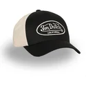von-dutch-lof-b30-justerbar-sort-og-beige-truckerkasket
