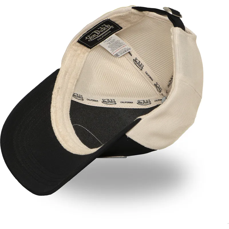 sort-og-beige-justerbar-trucker-kasket-lof-b30-fra-von-dutch