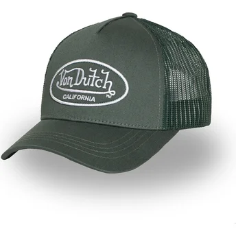 Justerbar grøn trucker kasket LOF B36 fra Von Dutch
