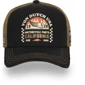von-dutch-crew25-sort-og-brun-trucker-cap