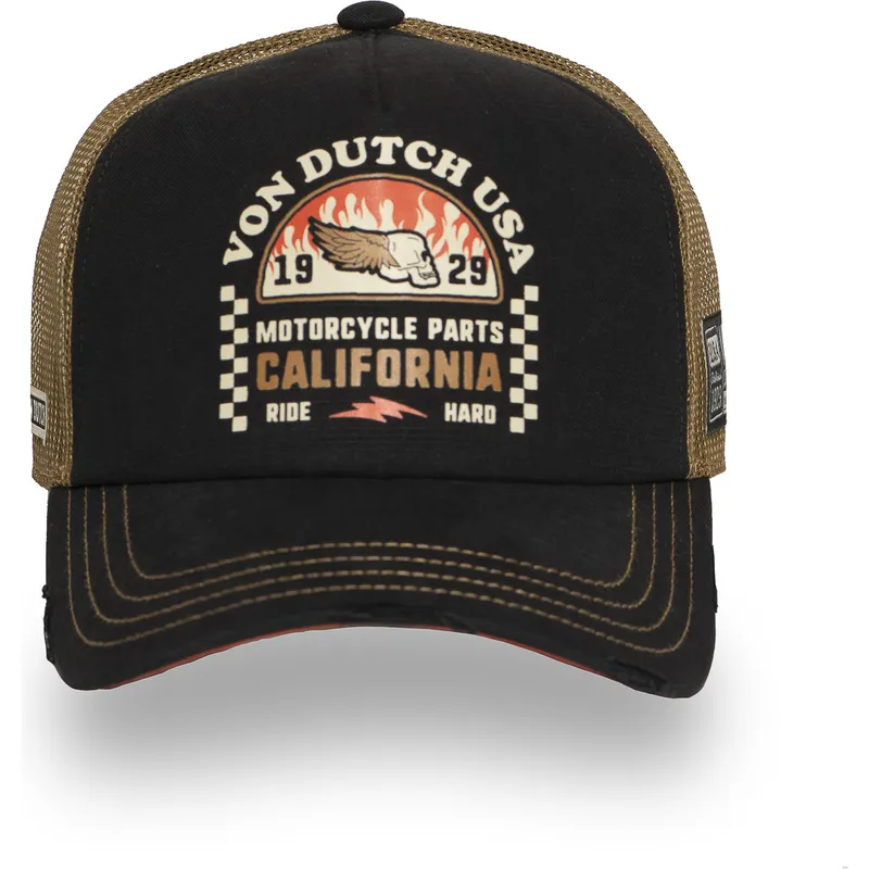 sort-og-brun-trucker-kasket-crew25-fra-von-dutch
