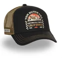 von-dutch-crew25-sort-og-brun-trucker-cap