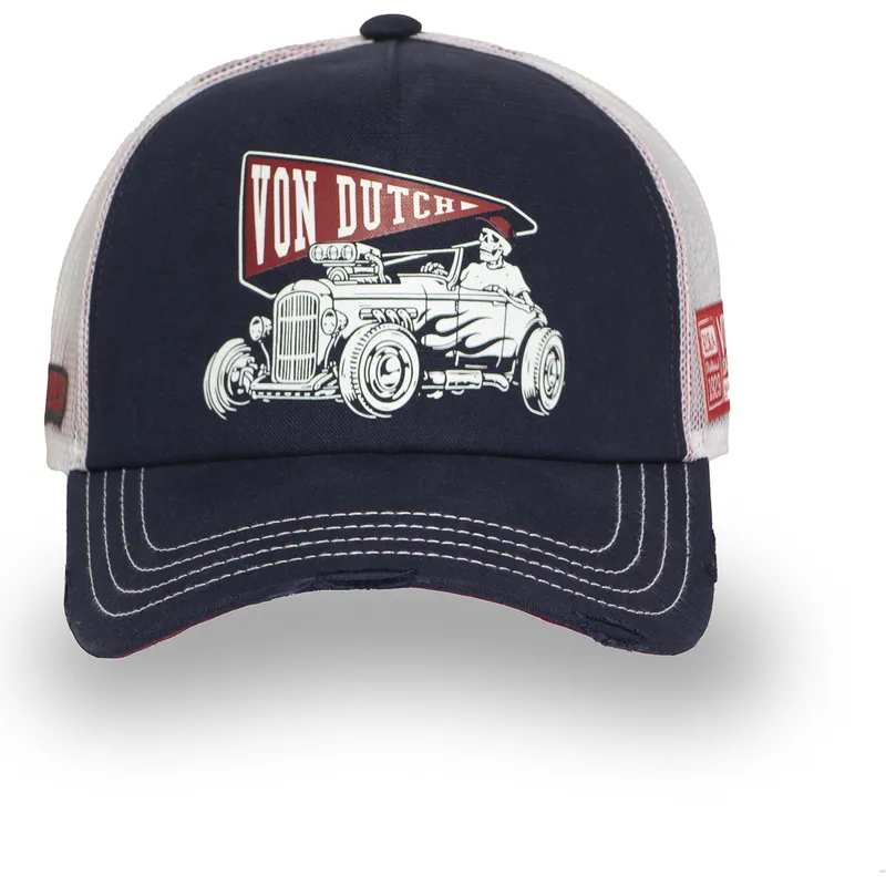 trucker-kasket-marinebla-og-hvid-crew26-fra-von-dutch