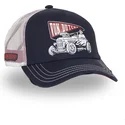 von-dutch-crew26-marinebla-og-hvid-trucker-kasket