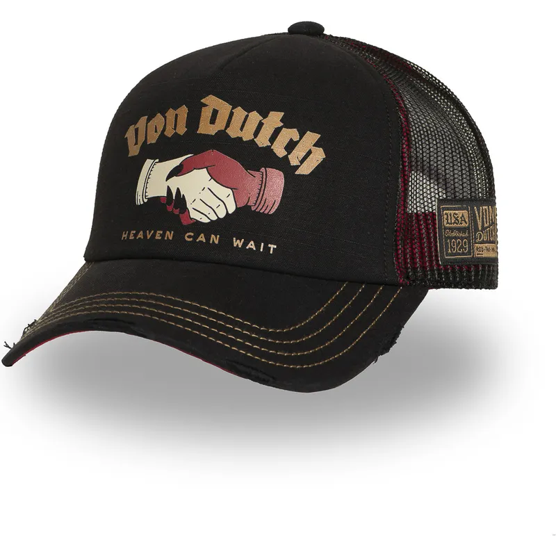 sort-trucker-kasket-crew29-fra-von-dutch
