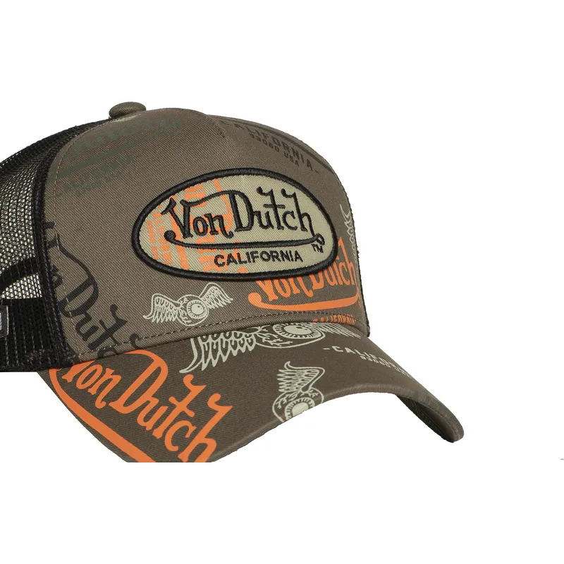 trucker-kasket-brun-cafe04-fra-von-dutch