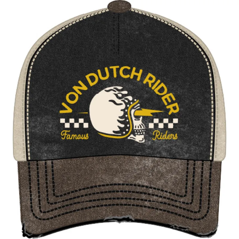 buet-kasket-multifarvet-snapback-xavier06-fra-von-dutch