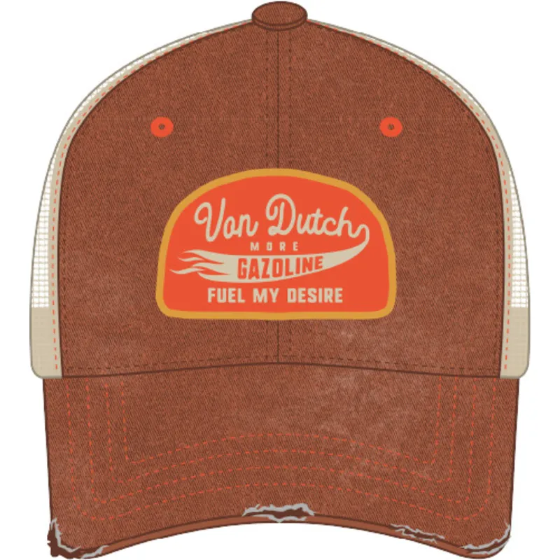 brun-og-beige-trucker-kasket-mac11-fra-von-dutch