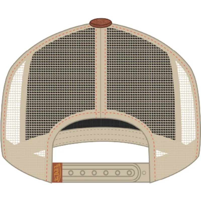 brun-og-beige-trucker-kasket-mac11-fra-von-dutch