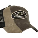 von-dutch-cut01-brun-og-sort-trucker-kasket