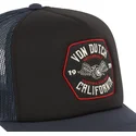 von-dutch-foam02-brun-og-marinebla-trucker-cap
