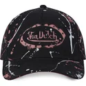 sort-og-pink-buet-snapback-kasket-imag-p-fra-von-dutch
