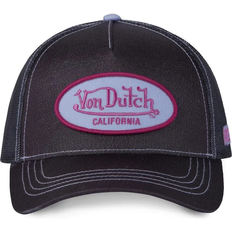 flerfarvet-trucker-kasket-glit-pu-fra-von-dutch