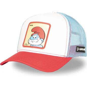 Gorra trucker multicolor Papá Smølf SMU PAPA Smølferne fra Capslab