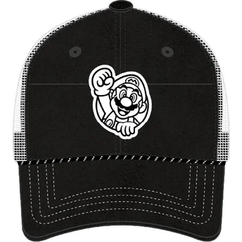 Sort trucker kasket Mario SMB2 NIG Super Mario Bros. fra Capslab