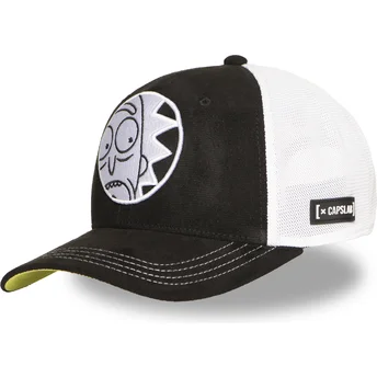Sort og hvid Rick Sanchez REM6 GLO Rick og Morty truckerkasket fra Capslab