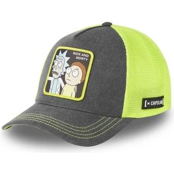 Gorra trucker grå og gul Rick og Morty REM6 LOO fra Capslab