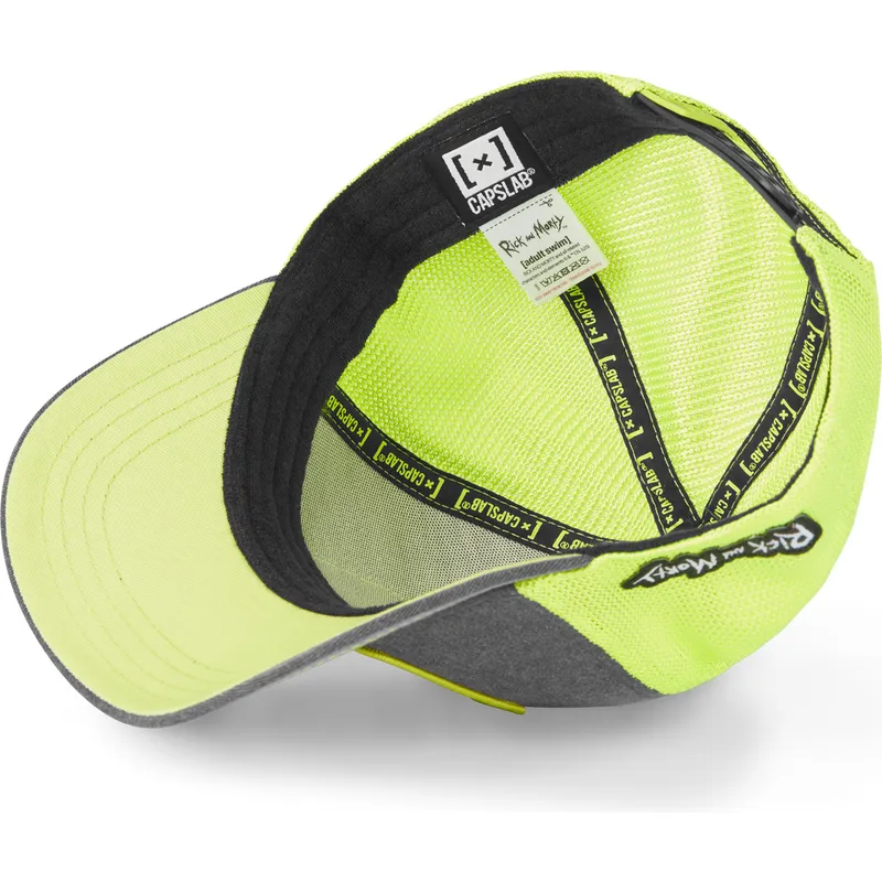 gra-og-gul-trucker-kasket-rick-og-morty-rem6-loo-fra-capslab